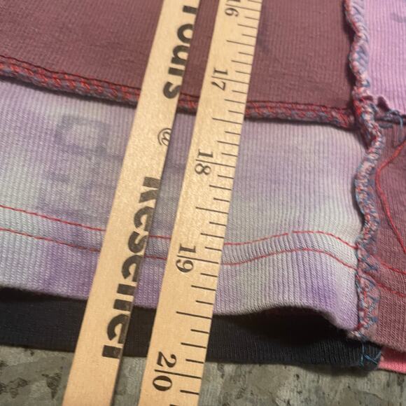 Vintage Y2K Patchwork Spaghetti Strap Tank Top Womens Small Boho Shirt 90s Indie - Picture 7 of 7